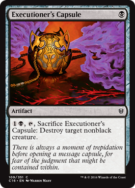Executioner's Capsule (Commander 2016 Edition) Light Play