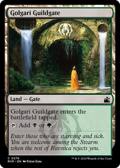 Golgari Guildgate (Ravnica Remastered) Light Play Foil