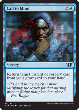 Call to Mind (Commander 2014 Edition) Light Play