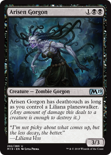 Arisen Gorgon (Magic 2019 Core Set) Light Play