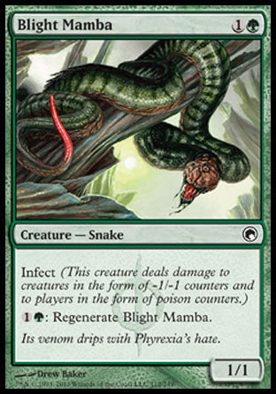 Blight Mamba (Scars of Mirrodin) Light Play