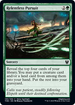 Relentless Pursuit (Theros Beyond Death) Light Play Foil