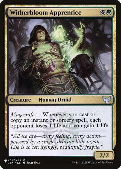 Witherbloom Apprentice (The List) Near Mint