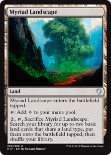 Myriad Landscape (Commander 2017) Light Play