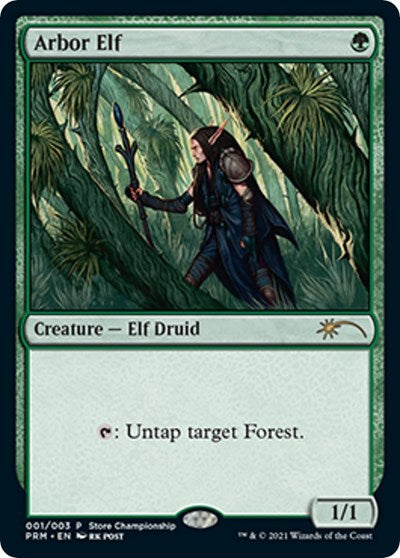 Arbor Elf (Promos: Game Day and Store Championship) Light Play