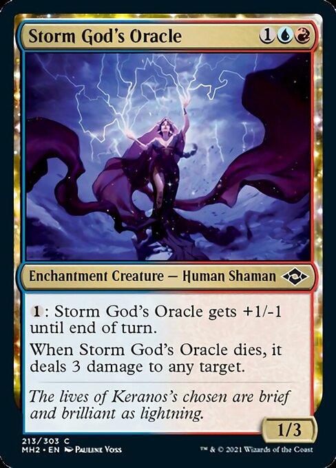 Storm God's Oracle (Modern Horizons 2) Light Play Foil