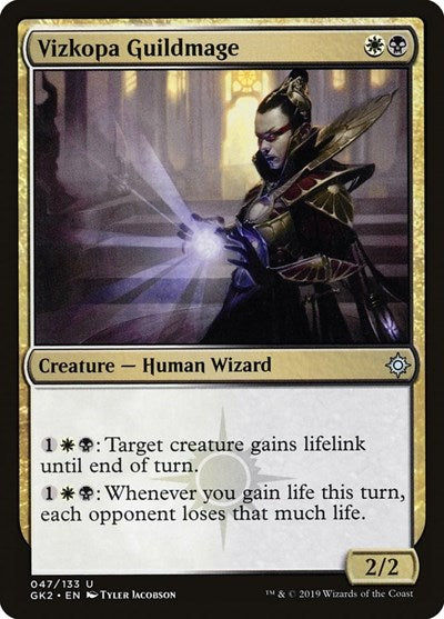 Vizkopa Guildmage (Ravnica Allegiance: Guild Kits) Light Play