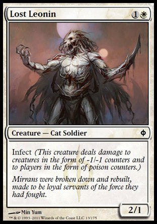 Lost Leonin (New Phyrexia) Light Play