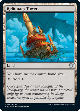Reliquary Tower (Commander 2020 Ikoria) Light Play