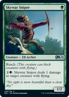 Skyway Sniper (Magic 2021 Core Set) Near Mint Foil