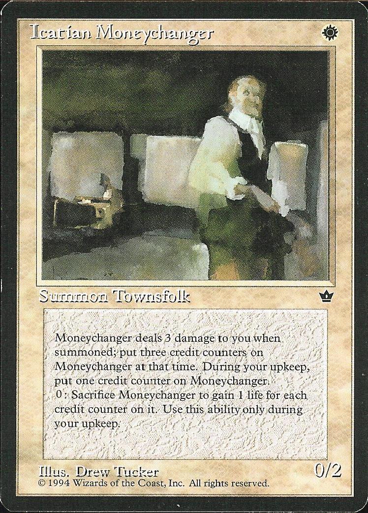 Icatian Moneychanger (Tucker) (Fallen Empires) Light Play