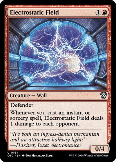Electrostatic Field (Commander: Outlaws of Thunder Junction) Near Mint