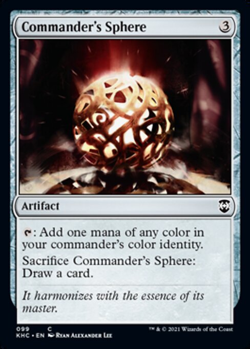 Commander's Sphere (Commander 2021 Kaldheim) Light Play