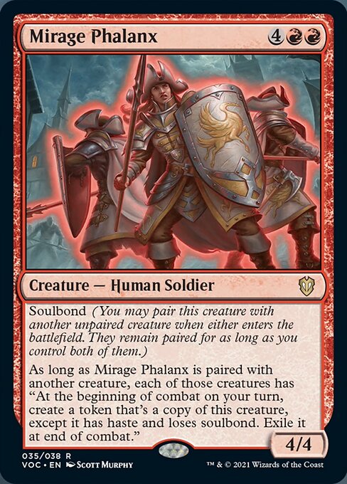 Mirage Phalanx (Commander 2021 Crimson Vow) Light Play