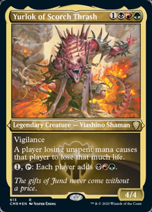 Yurlok of Scorch Thrash (Foil Etched) (Commander Legends) Near Mint Foil