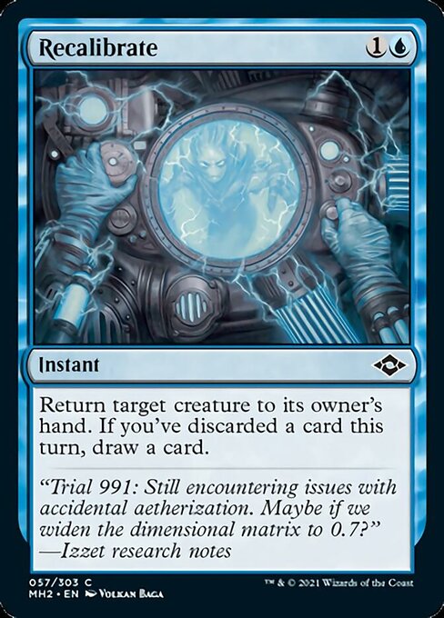 Recalibrate (Modern Horizons 2) Light Play Foil
