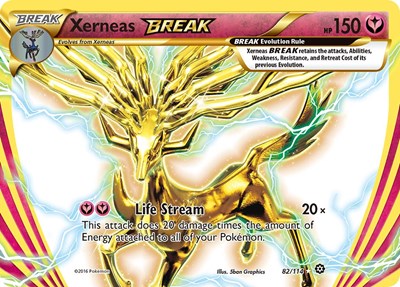 Xerneas BREAK (XY - Steam Siege) Light Play Holofoil