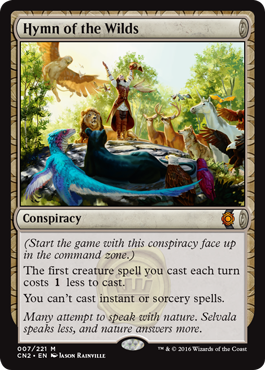 Hymn of the Wilds (Conspiracy: Take the Crown) Light Play