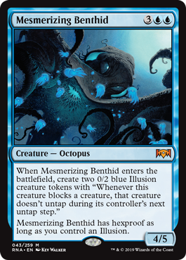 Mesmerizing Benthid (Ravnica Allegiance) Light Play