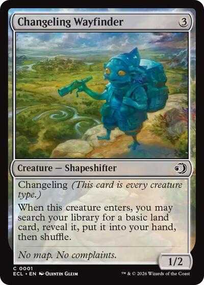 Changeling Wayfinder (Lorwyn Eclipsed) Near Mint Foil