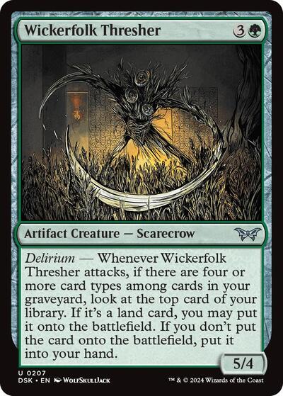 Wickerfolk Thresher (Duskmourn: House of Horror) Near Mint Foil