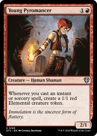 Young Pyromancer (Commander: Outlaws of Thunder Junction) Near Mint