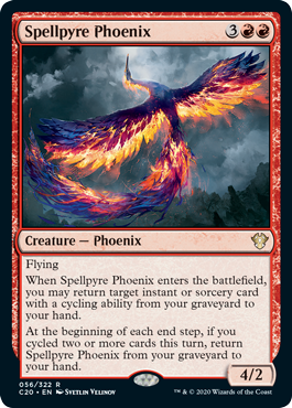 Spellpyre Phoenix (Commander 2020 Ikoria) Light Play