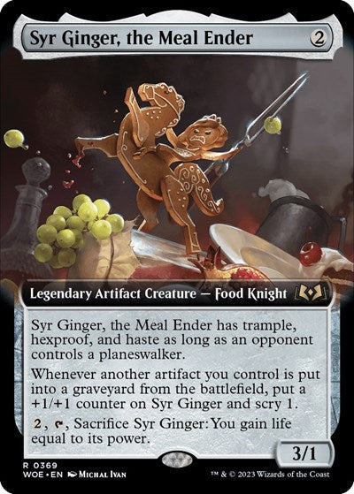 Syr Ginger, the Meal Ender (Extended Art) (Wilds of Eldraine) Near Mint