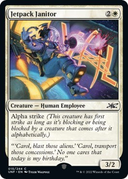 Jetpack Janitor (Unfinity) Light Play Foil