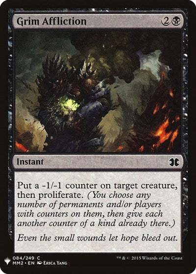 Grim Affliction (Mystery Booster) Light Play