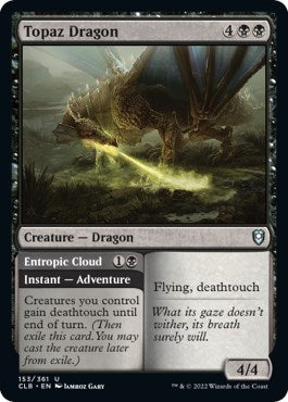 Topaz Dragon (Commander Legends: Battle for Baldur's Gate) Light Play Foil