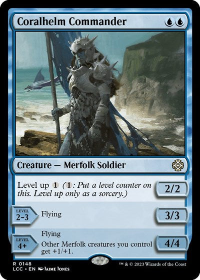Coralhelm Commander (Commander: The Lost Caverns of Ixalan) Light Play