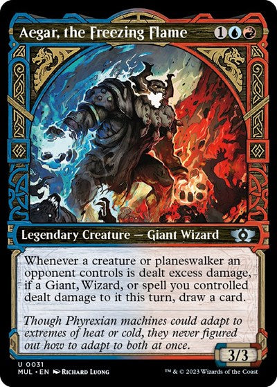 Aegar, the Freezing Flame (March of the Machine: Multiverse Legends) Near Mint Foil