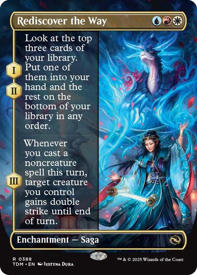 Rediscover the Way (Borderless) (Tarkir: Dragonstorm) Near Mint