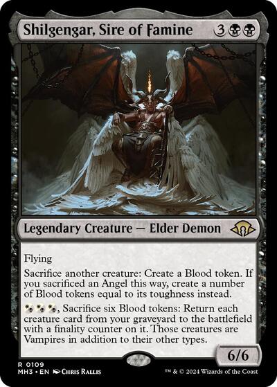 Shilgengar, Sire of Famine (Modern Horizons 3) Light Play