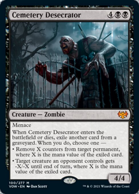 Cemetery Desecrator (Innistrad: Crimson Vow) Light Play Foil