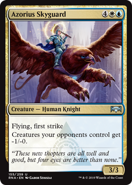 Azorius Skyguard (Ravnica Allegiance) Light Play Foil