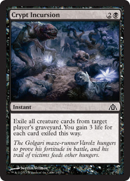 Crypt Incursion (Dragon's Maze) Light Play