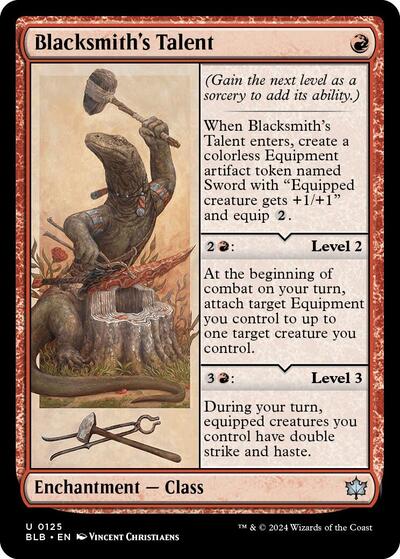 Blacksmith's Talent (Bloomburrow) Near Mint Foil