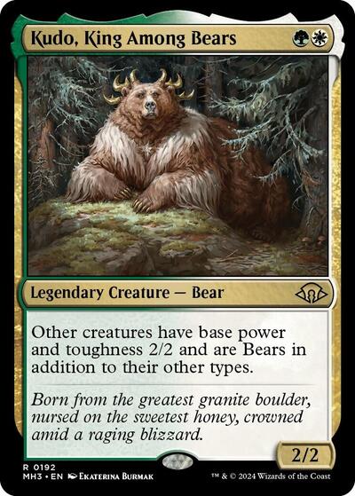 Kudo, King Among Bears (Modern Horizons 3) Light Play