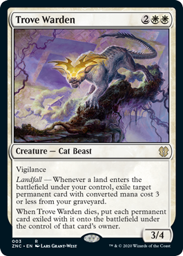 Trove Warden (Commander 2020 Zendikar Rising) Light Play