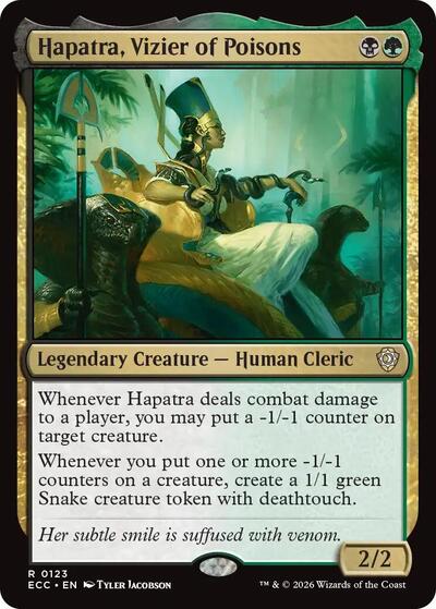 Hapatra, Vizier of Poisons (Commander: Lorwyn Eclipsed) Near Mint