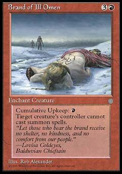 Brand of Ill Omen (Ice Age) Light Play