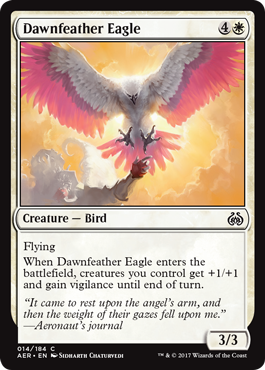 Dawnfeather Eagle (Aether Revolt) Light Play Foil