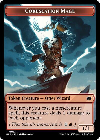 Coruscation Mage Token (Bloomburrow) Near Mint