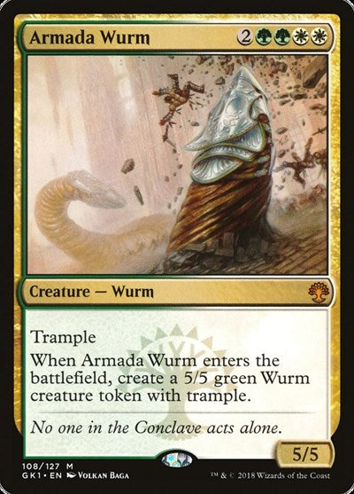 Armada Wurm (Guilds of Ravnica: Guild Kits) Light Play