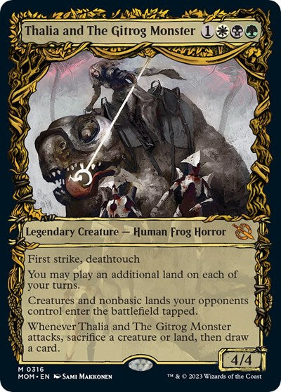 Thalia and The Gitrog Monster (Showcase) (March of the Machine) Near Mint