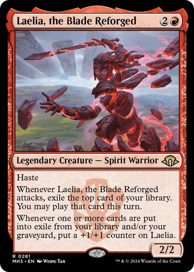 Laelia, the Blade Reforged (Modern Horizons 3) Light Play