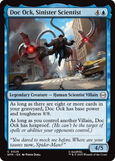 Doc Ock, Sinister Scientist (Marvel's Spider-Man) Near Mint Foil
