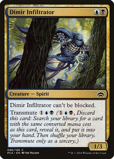 Dimir Infiltrator (Planechase Anthology) Light Play